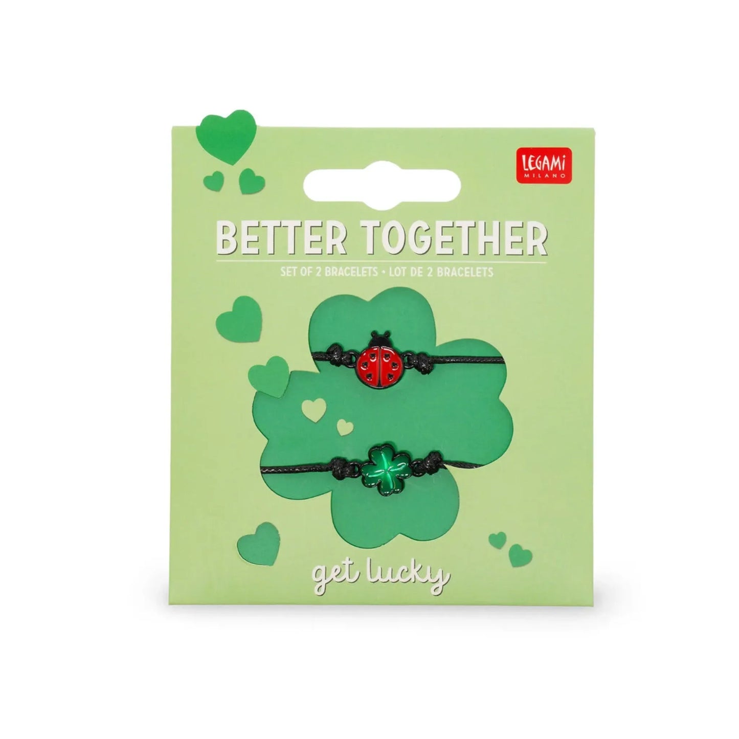 Braccialetti Legami Ladybug Set 2 Bracciali Better Together Regolabili Amicizia