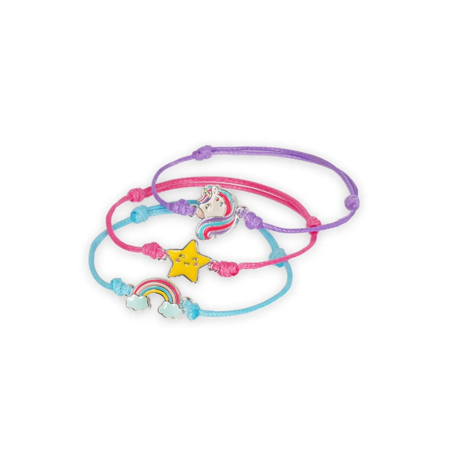Braccialetti Legami Unicorn Set 3 Bracciali Better Together Regolabili Amicizia