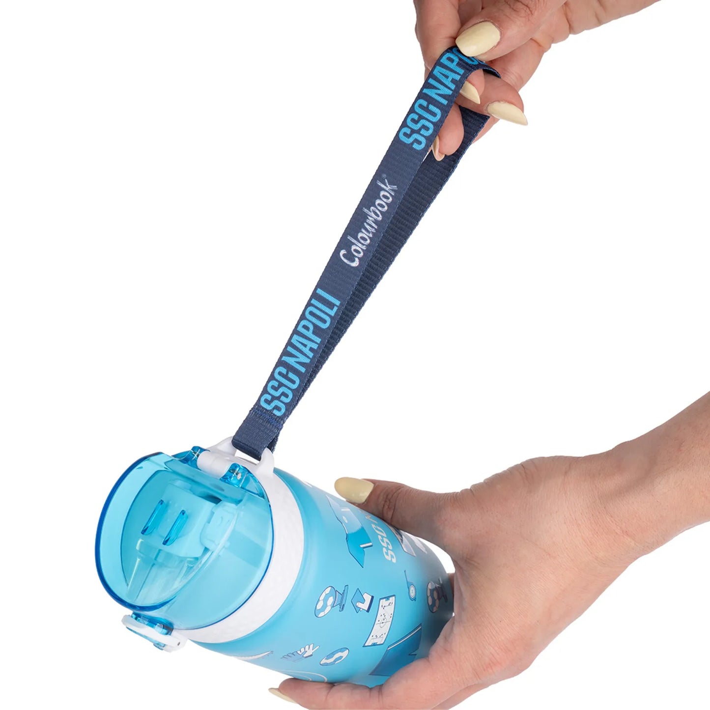 Borraccia Termica Bambini SSC Napoli Kids 400ml con Cannuccia Antigoccia
