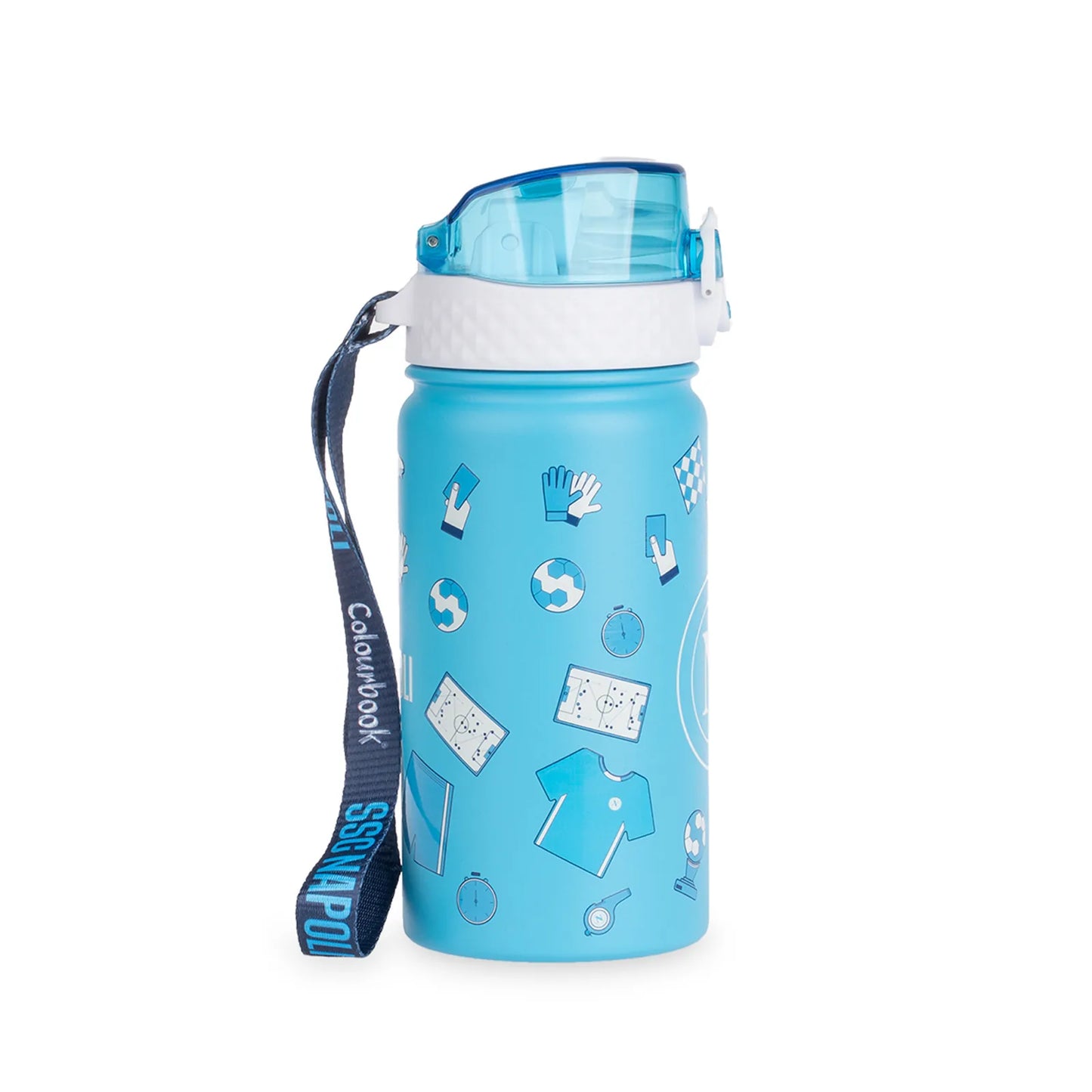 Borraccia Termica Bambini SSC Napoli Kids 400ml con Cannuccia Antigoccia
