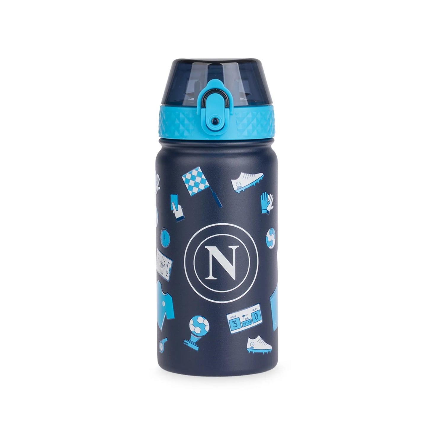 Borraccia Termica Bambini SSC Napoli Kids 400ml con Cannuccia Antigoccia