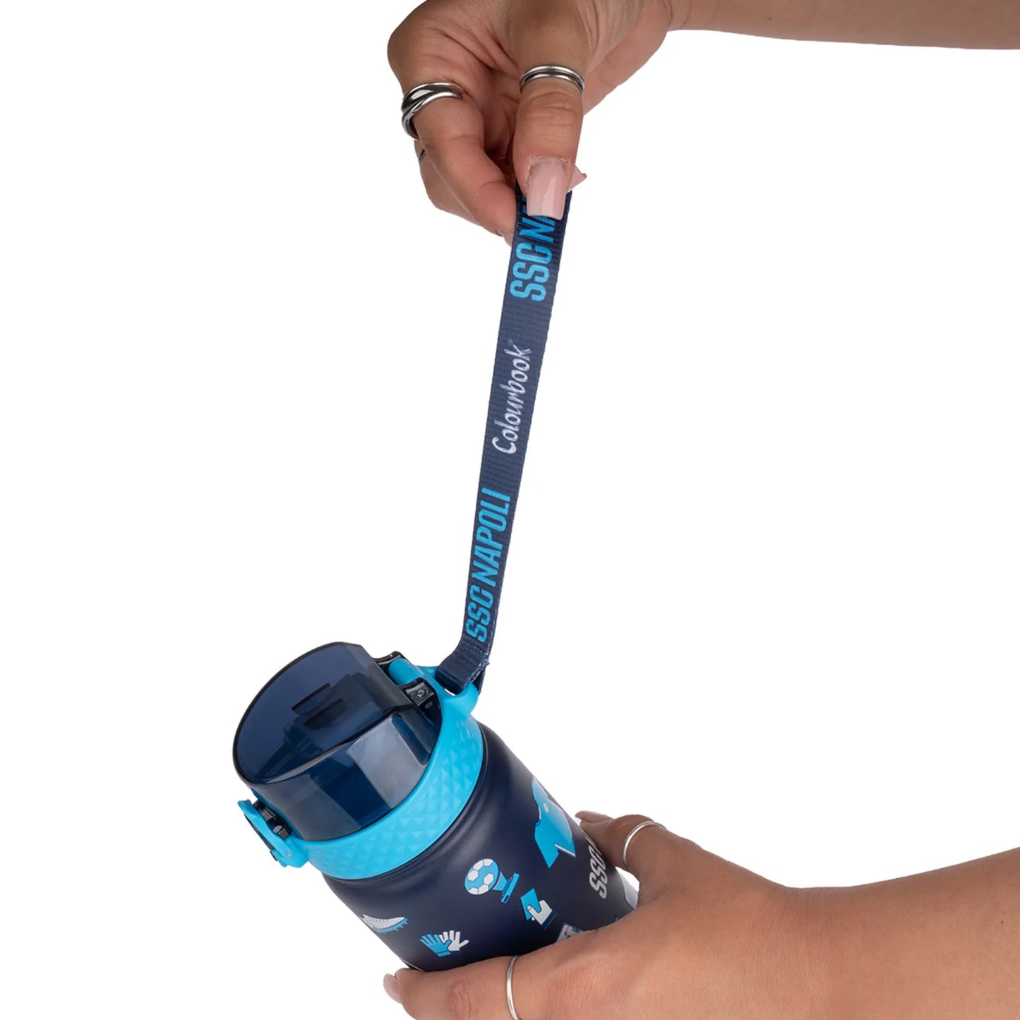 Borraccia Termica Bambini SSC Napoli Kids 400ml con Cannuccia Antigoccia