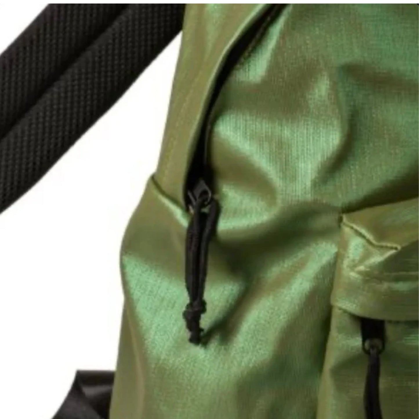Zaino Shine Colourbook Verde Forest — Tessuto Metallizzato 2 Zip