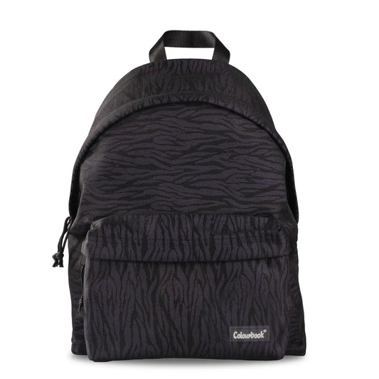 Zaino Tondo Americano Colourbook Elite Lùmina Nero — Tessuto Rifrangente 23L Schienale Imbottito 41×31×16cm
