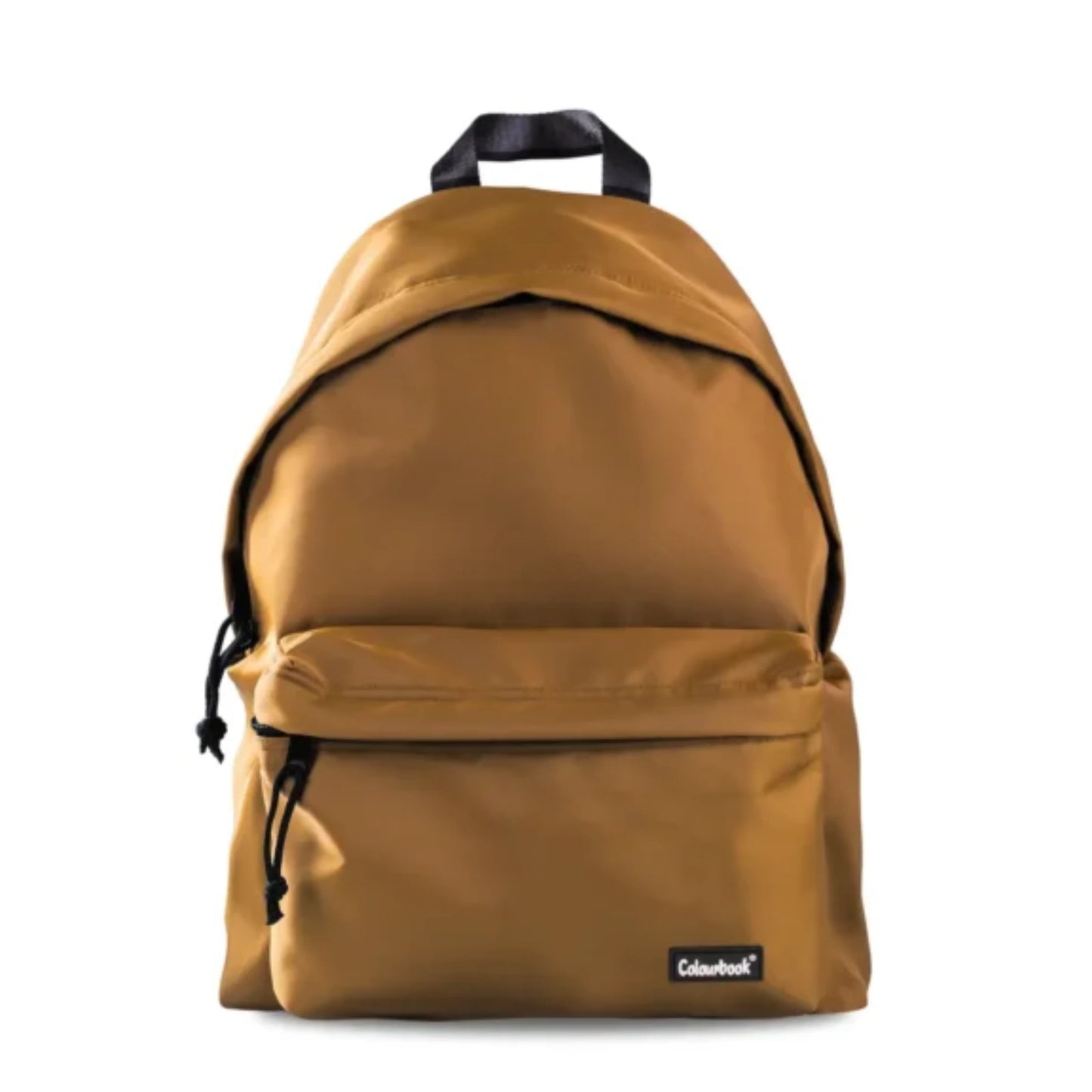 Zaino Tondo Americano Colourbook Satin Trend Ocra — 23L Schienale Imbottito Spallacci Regolabili 41×31×16cm