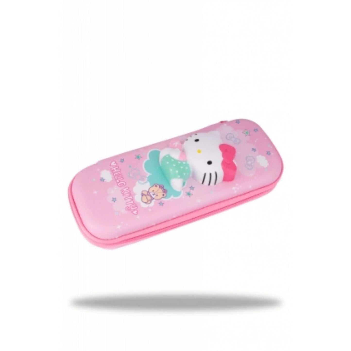 Astuccio Squishy 3D Hello Kitty CoolPack Rosa — EVA Rigido Morbido al Tatto Organizer Interno Licenza Sanrio