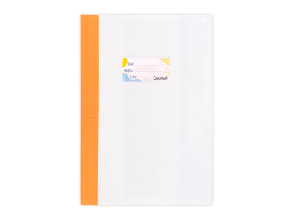 Copriquaderno con banda colorata