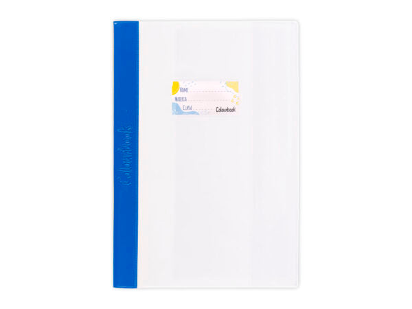 Copriquaderno con banda colorata