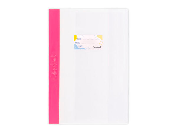 Copriquaderno con banda colorata