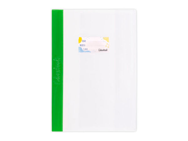 Copriquaderno con banda colorata