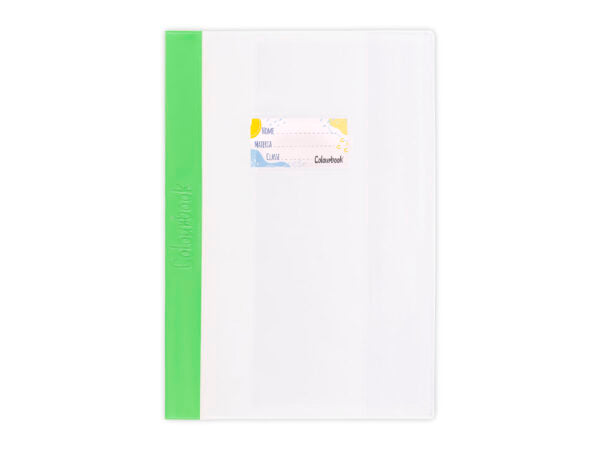 Copriquaderno con banda colorata