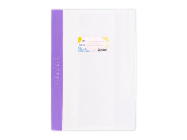 Copriquaderno con banda colorata