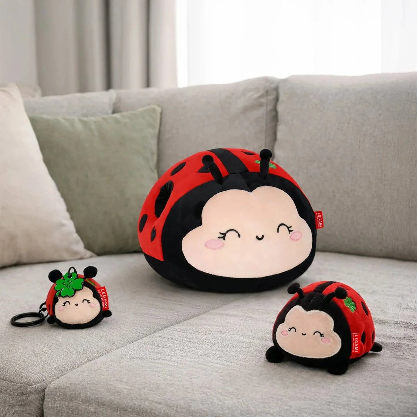 Cuscino Super Soft Legami Ladybug Coccinella | 100% Poliestere