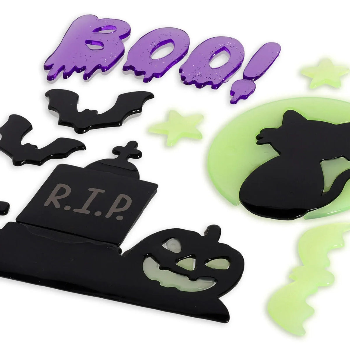 Set Adesivi Gel per Finestre Halloween Windo-Glow Legami – 13 Pezzi