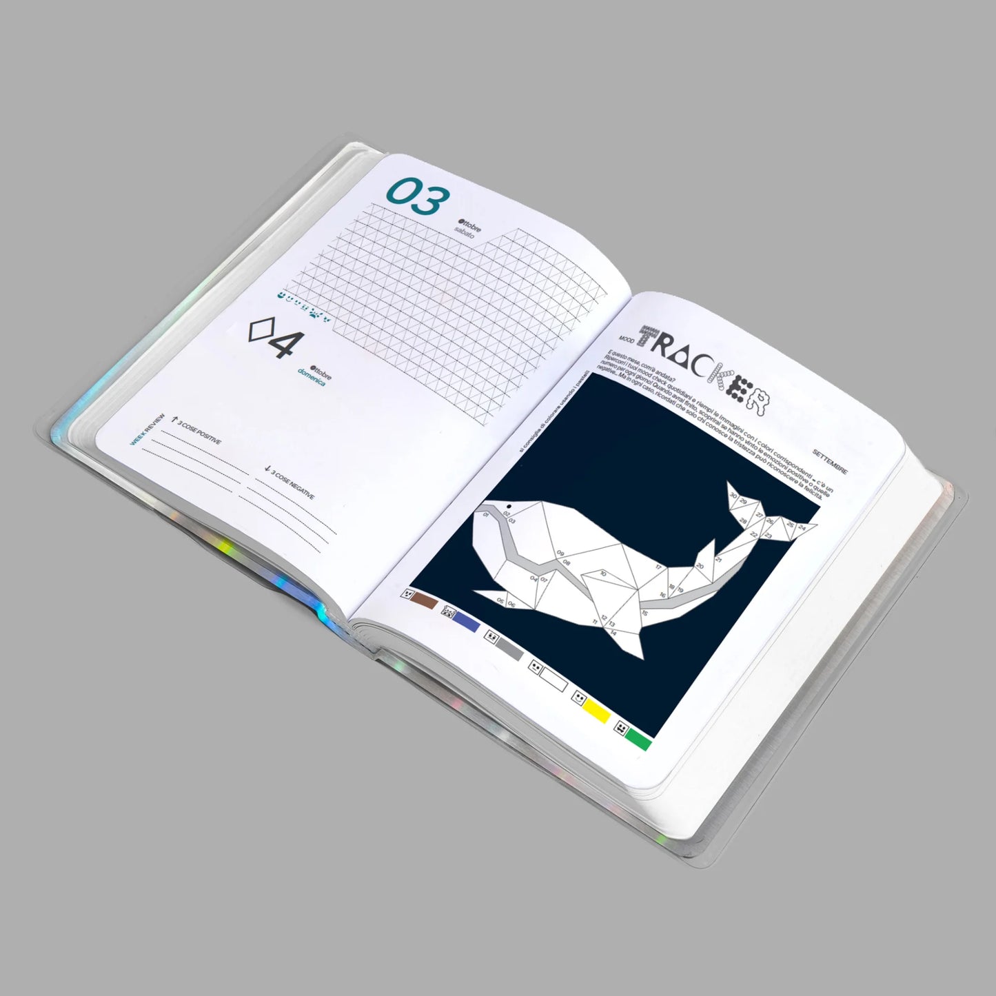 Diario Be You Prism 2026-2027 12 Mesi Datato Formato Easy con Stickers