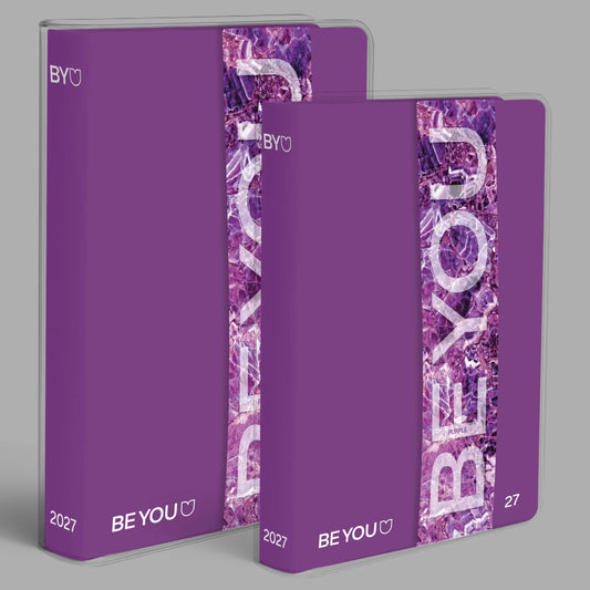 Diario Be You Purple 2026-2027 12 Mesi Datato Standard ed Easy