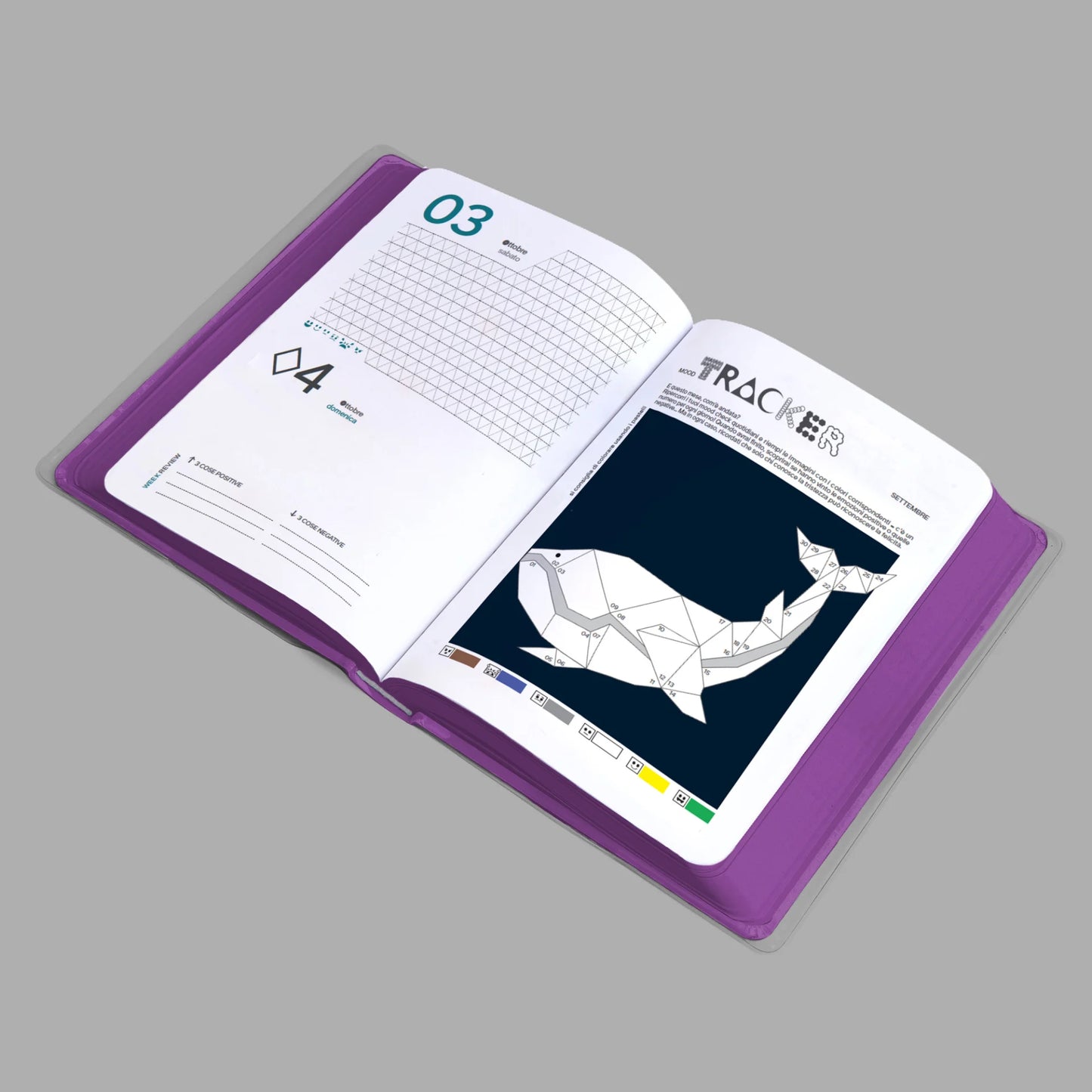 Diario Be You Purple 2026-2027 12 Mesi Datato Standard ed Easy