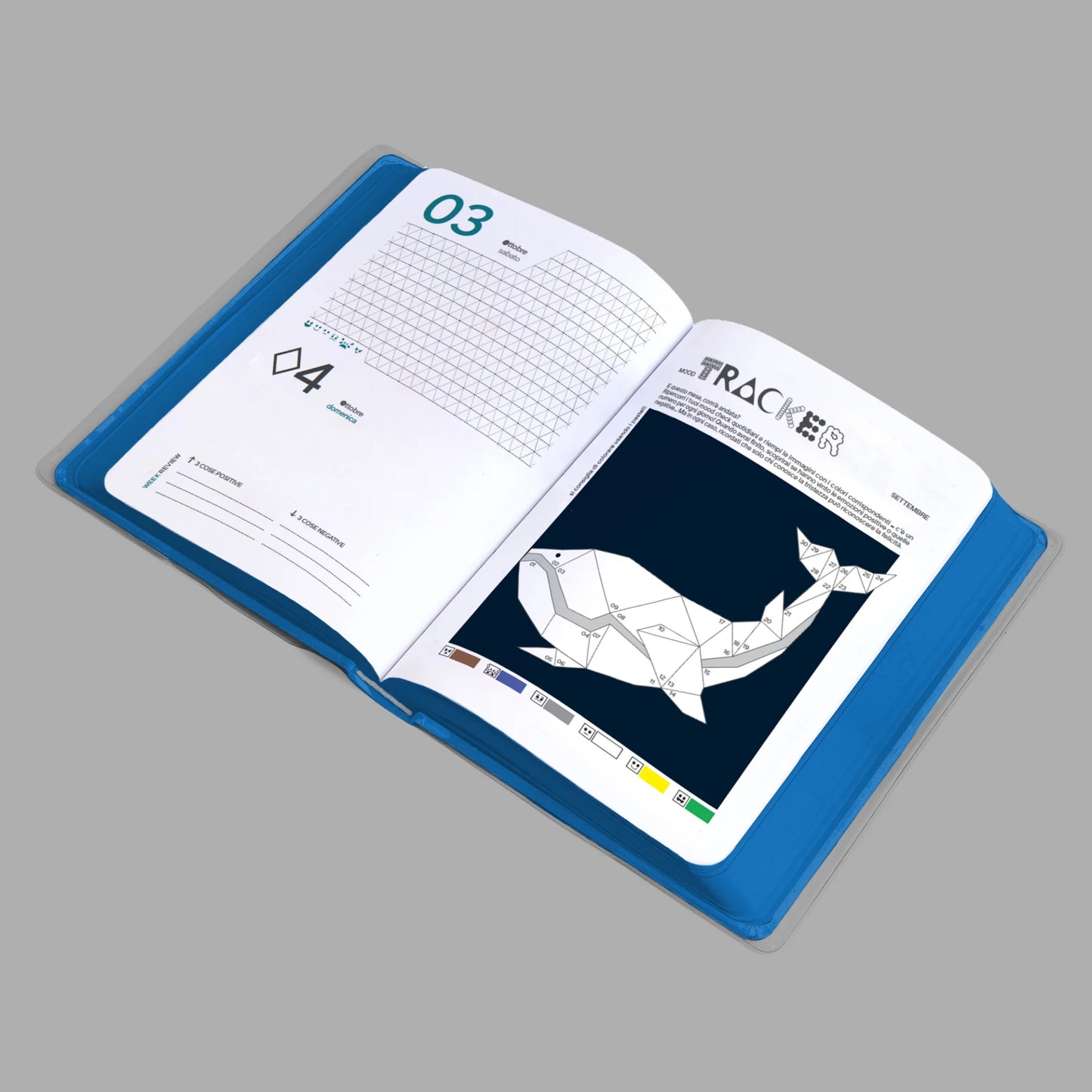 Diario Be You Vivid Blue 2026-2027 12 Mesi Datato Standard ed Easy