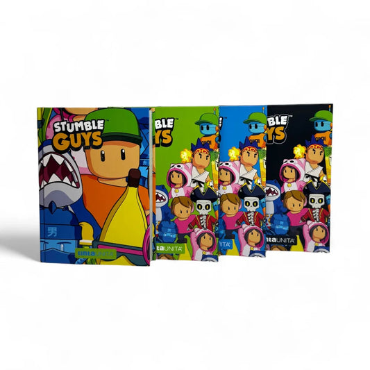 DIARIO SCUOLA 2025/26 STUMBLE GUYS – TINTA UNITA + ACCESSORI