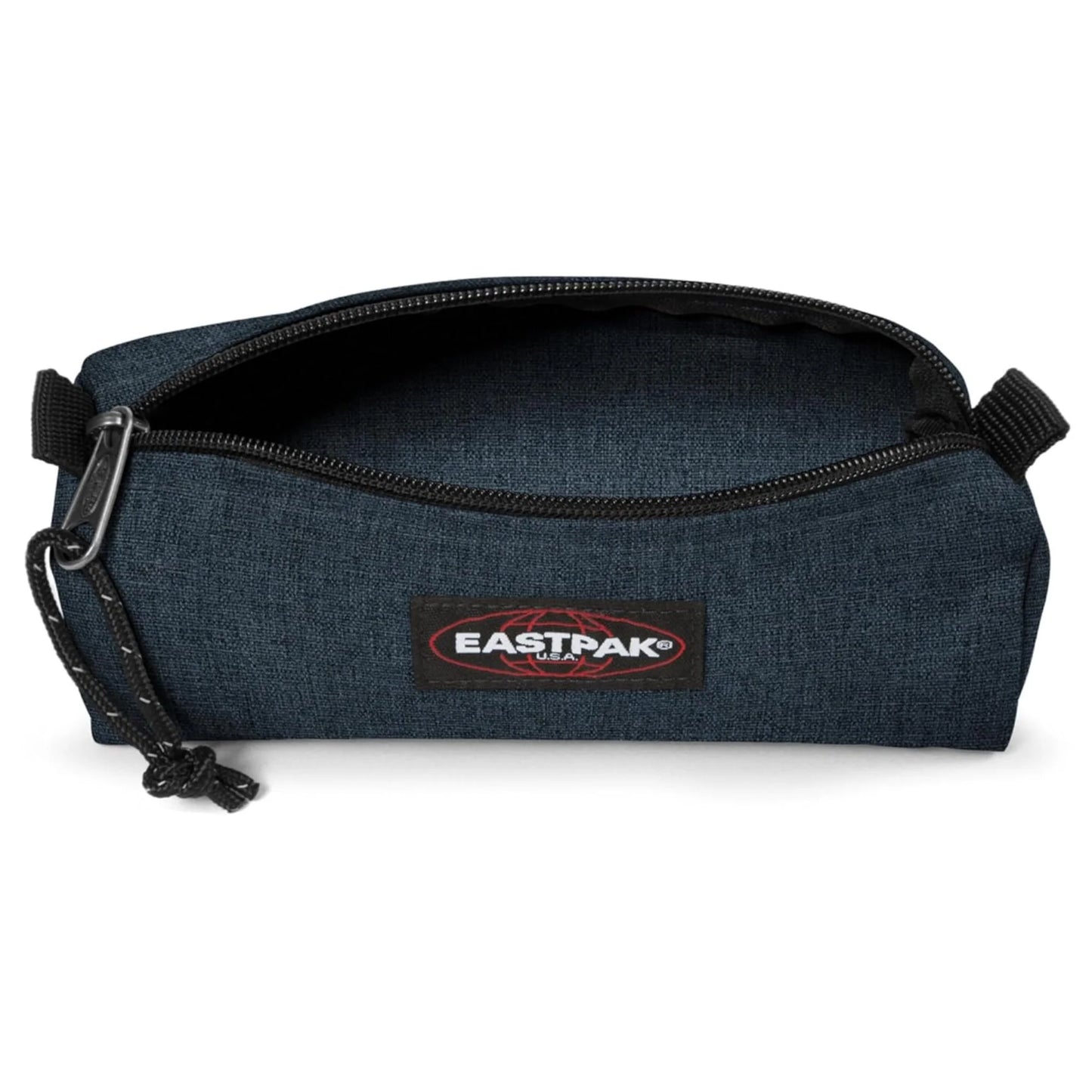 Astuccio Eastpak Benchmark Single Triple Denim — Tessuto Denim Tridimensionale Zip Garanzia 30 Anni Coordinato Padded Pak'r