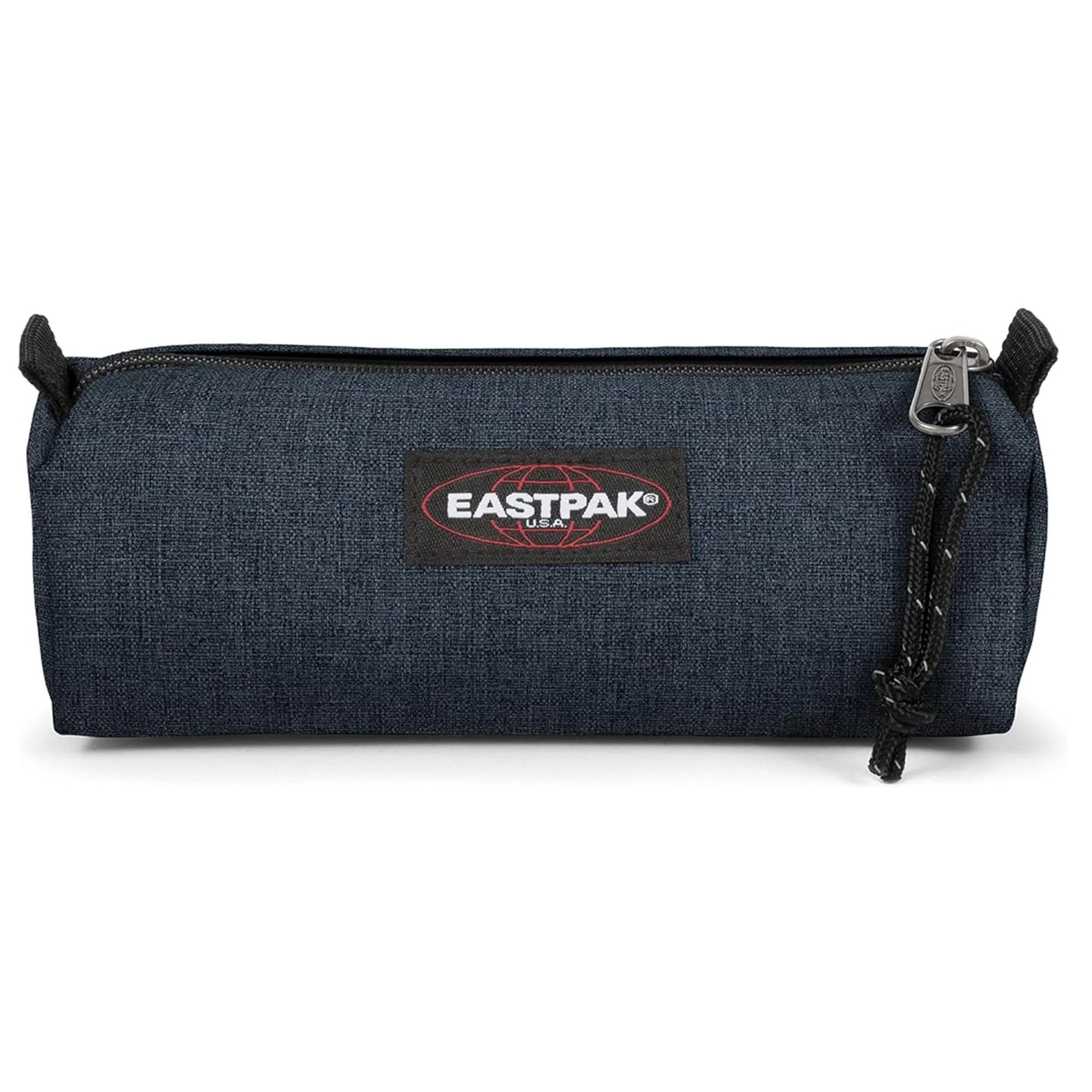 Astuccio Eastpak Benchmark Single Triple Denim — Tessuto Denim Tridimensionale Zip Garanzia 30 Anni Coordinato Padded Pak'r