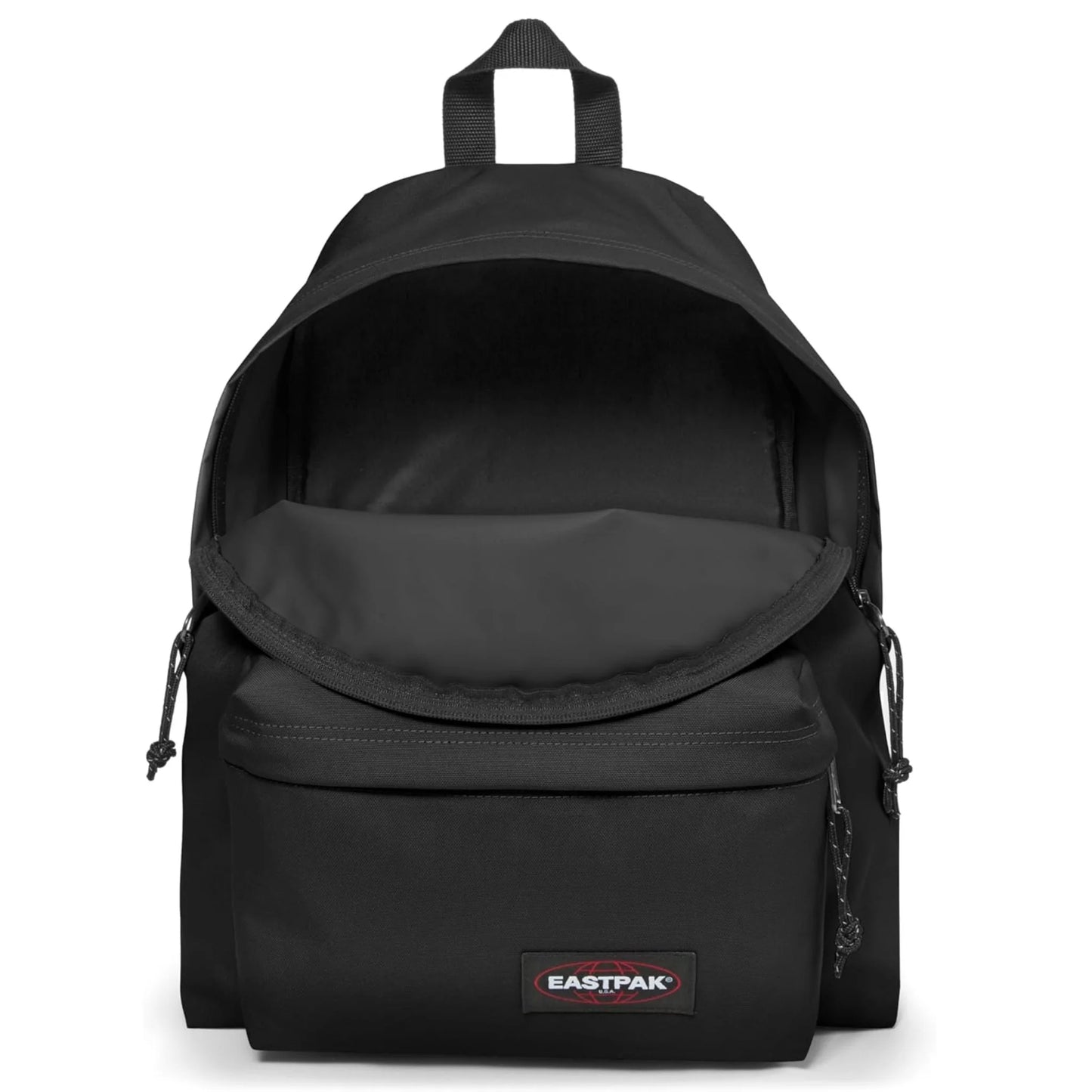 Zaino Eastpak Padded Pak'r Black 24 Litri — Nero Total Black Spallacci Imbottiti Garanzia 30 Anni