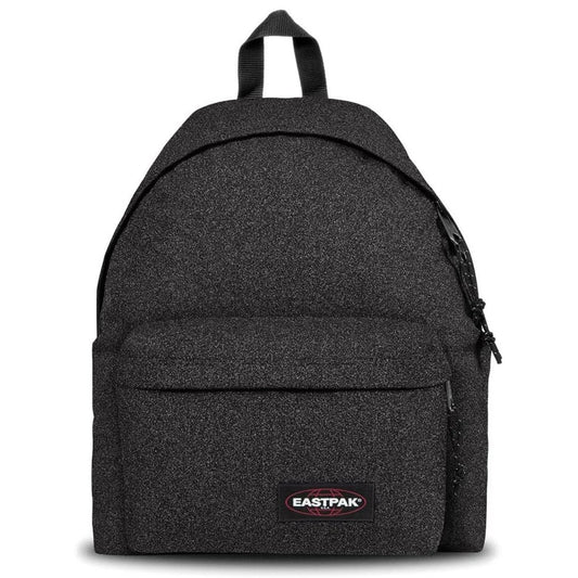 Zaino Eastpak Padded Pak'r Spark Black 24 Litri — Nero Glitter Argentato Spallacci Imbottiti Garanzia 30 Anni