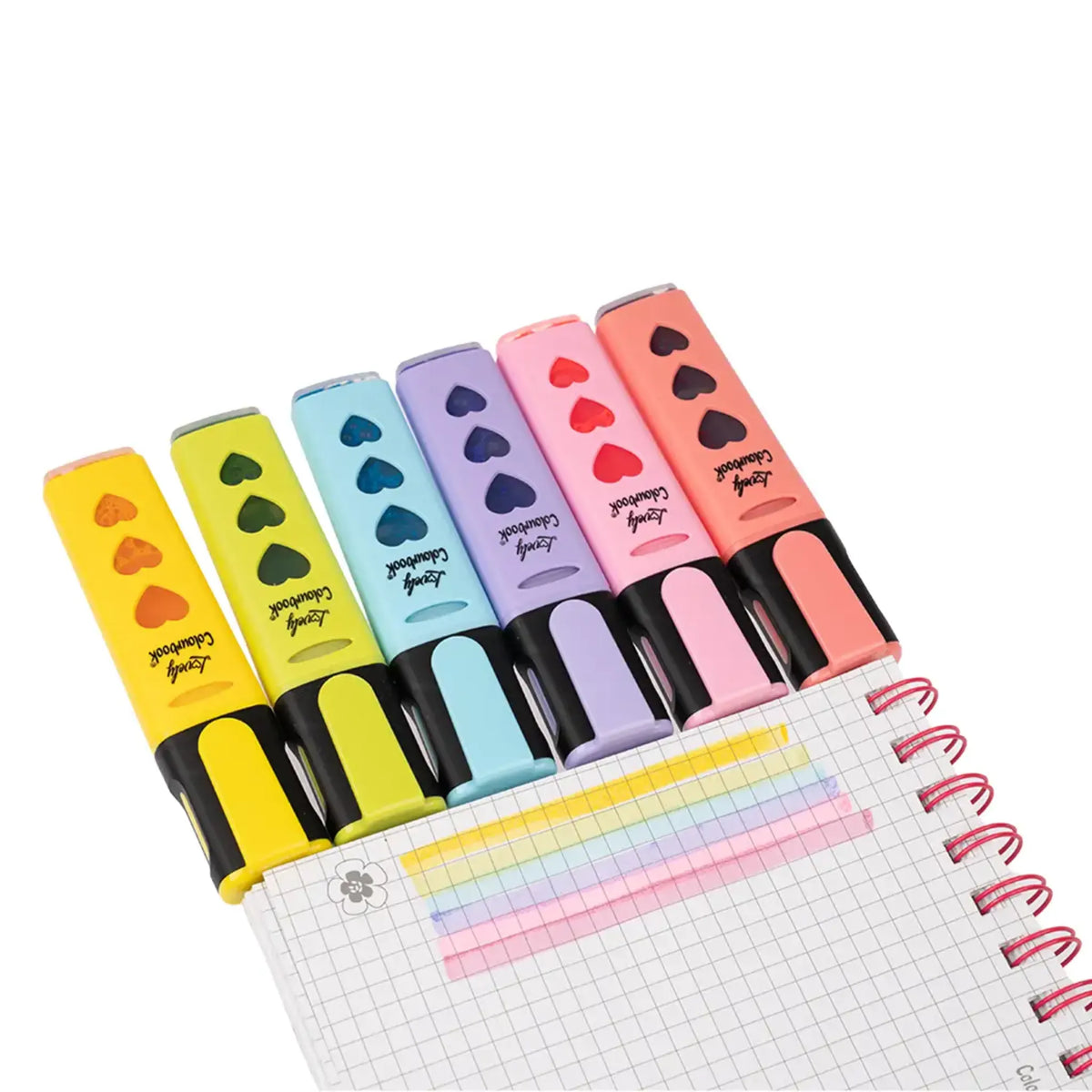 Set 6 Evidenziatori Liquidi Lovely Pastel Colourbook