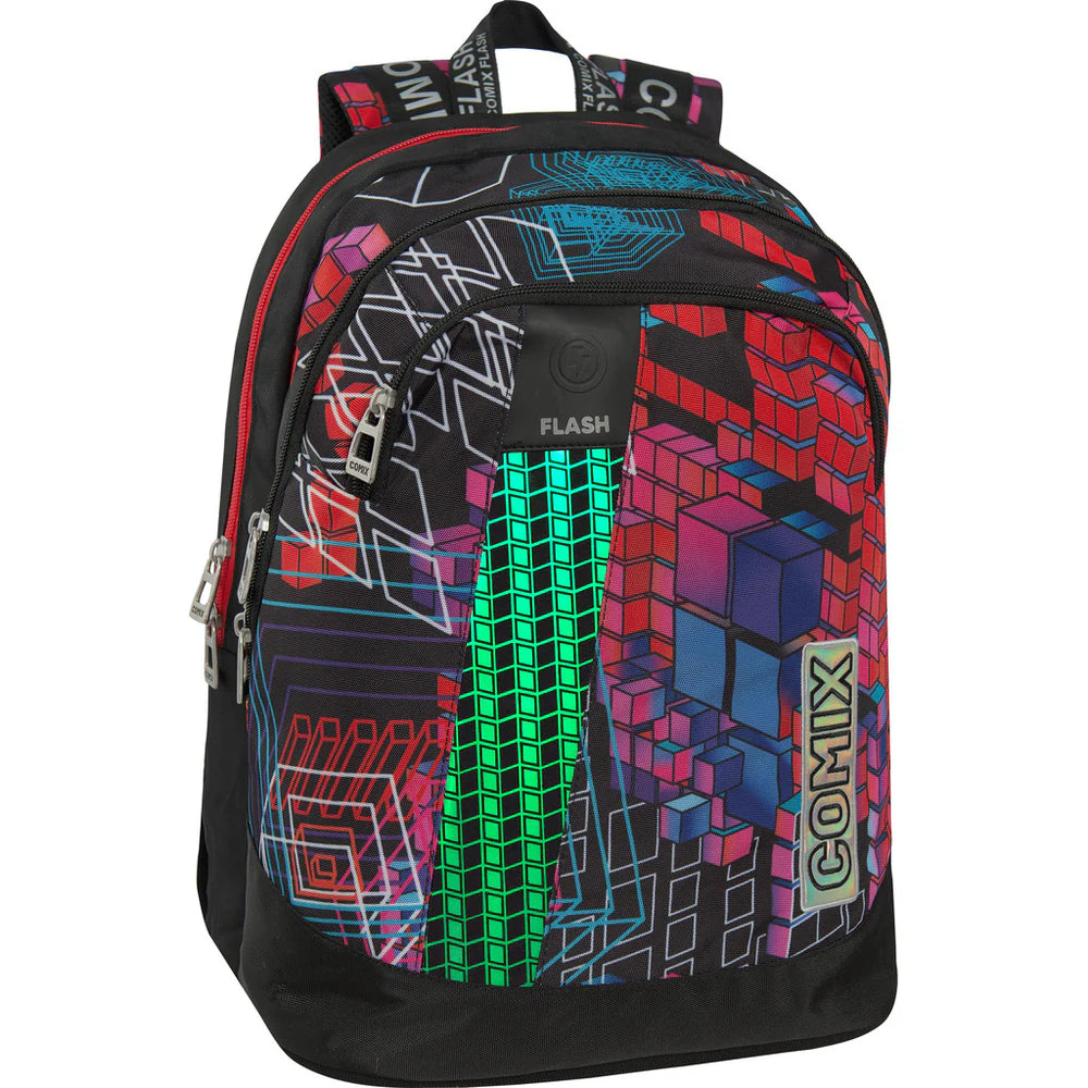 Zaino Organizzato COMIX Flash Multicolor