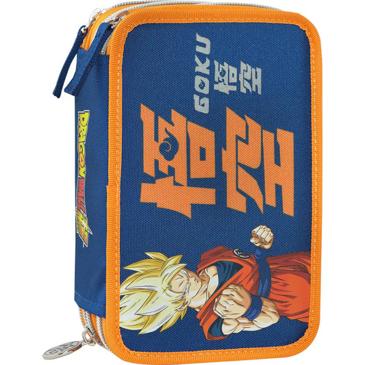 Astuccio 3 Zip Dragon Ball Blu/Arancione