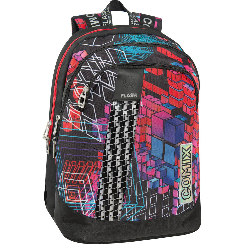 Zaino Organizzato COMIX Flash Multicolor