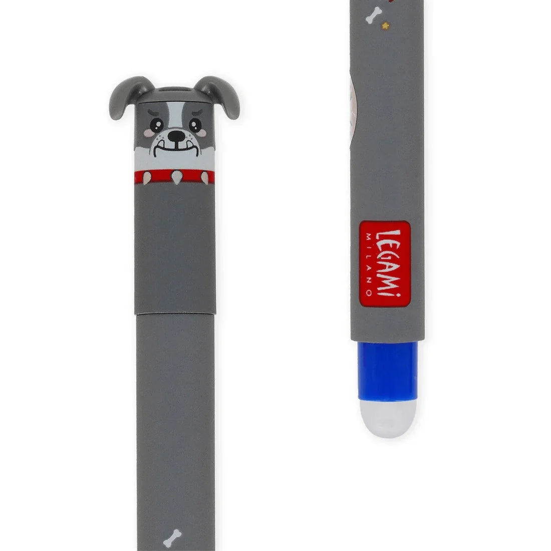 Set 3 Penne Cancellabili Legami Fur-ever Friends – Bulldog, Golden Retriever e Barboncino