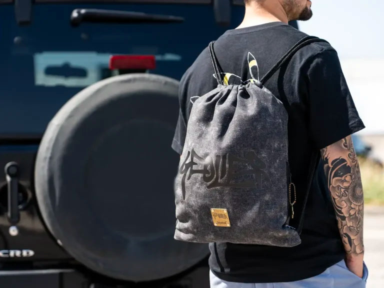 Sacca con coulisse Geolier Black Denim