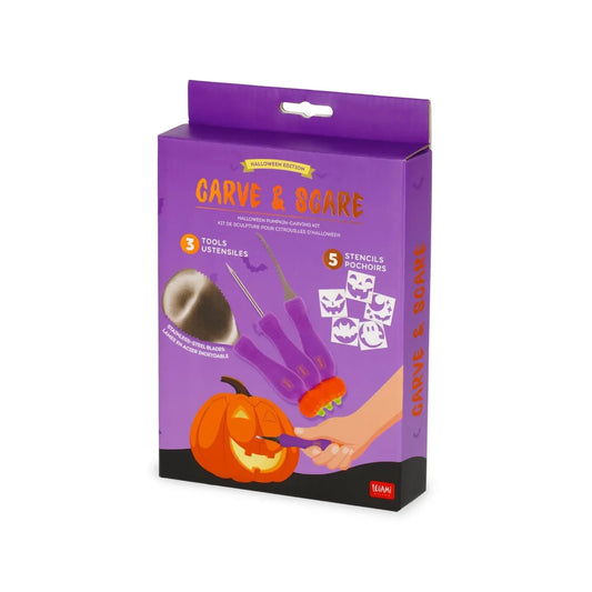 Halloween Pumpkin Carving Kit - Carve & Scare - Legami