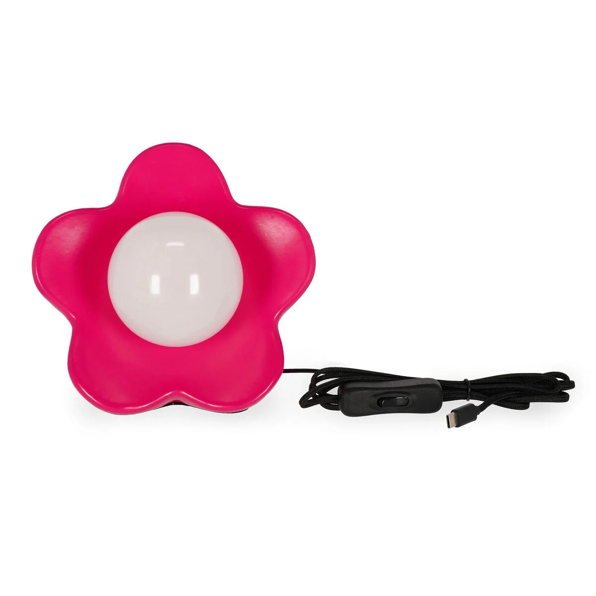 Lampada LED da Tavolo Flower Power Matte Pink – Legami | Luce Calda Design Ceramica