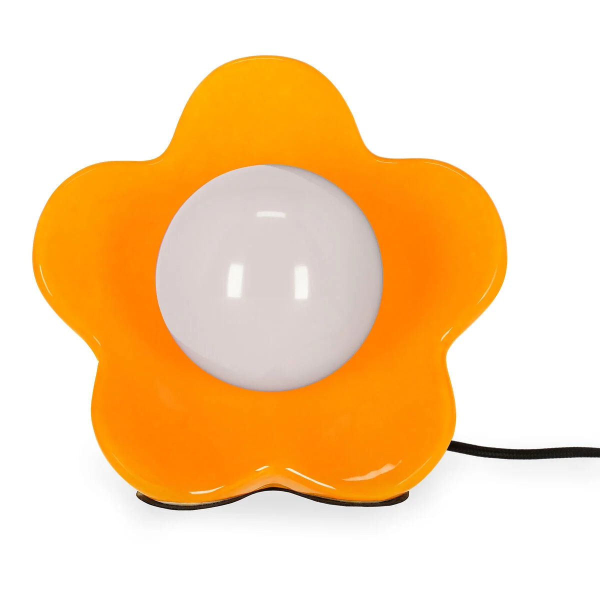 Lampada LED da Tavolo Flower Power Shiny Orange – Legami | Luce Calda Design Ceramica