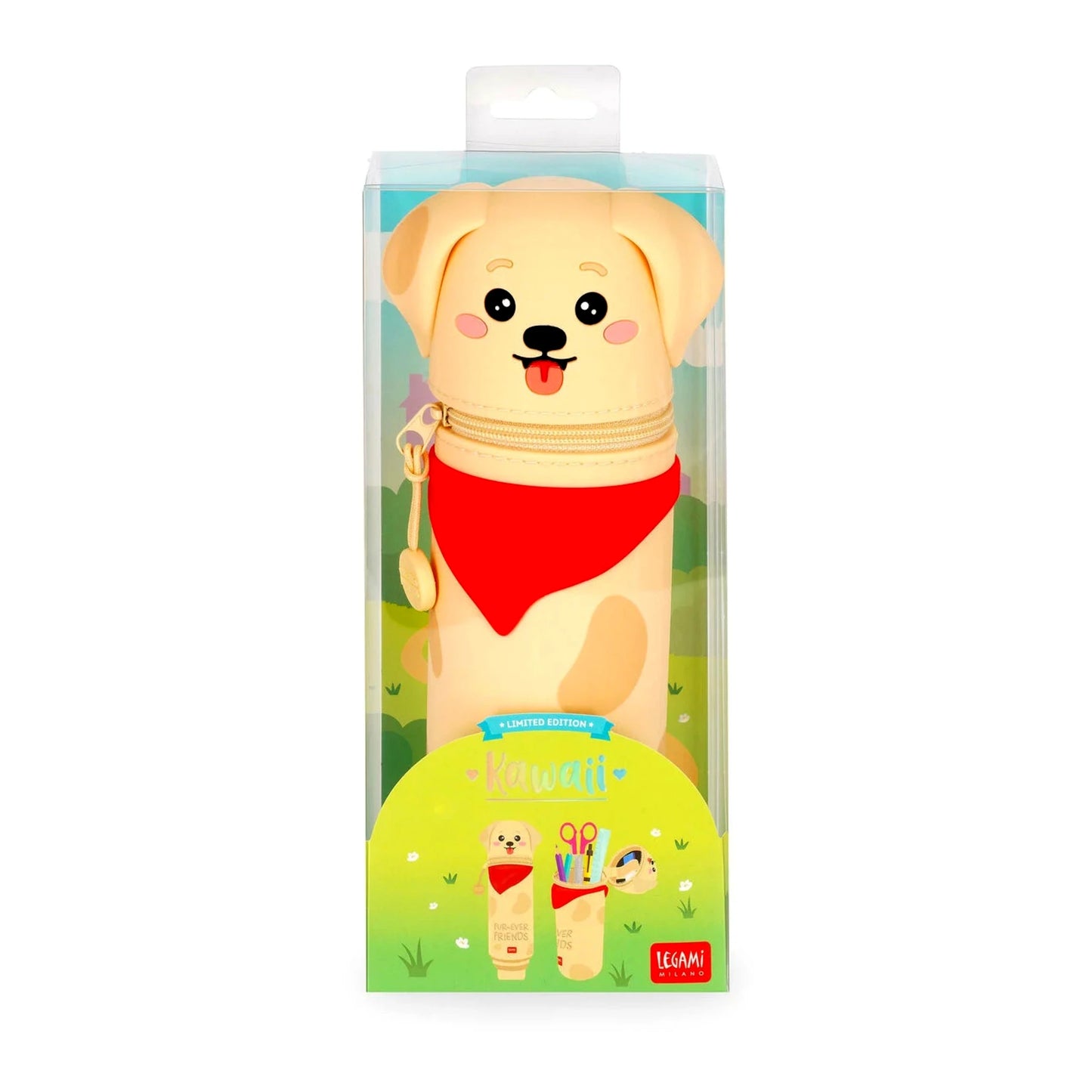 Astuccio 2 in 1 Silicone Legami Kawaii Golden Fur-Ever Friends Portapenne Limited Edition | Back to School 2026