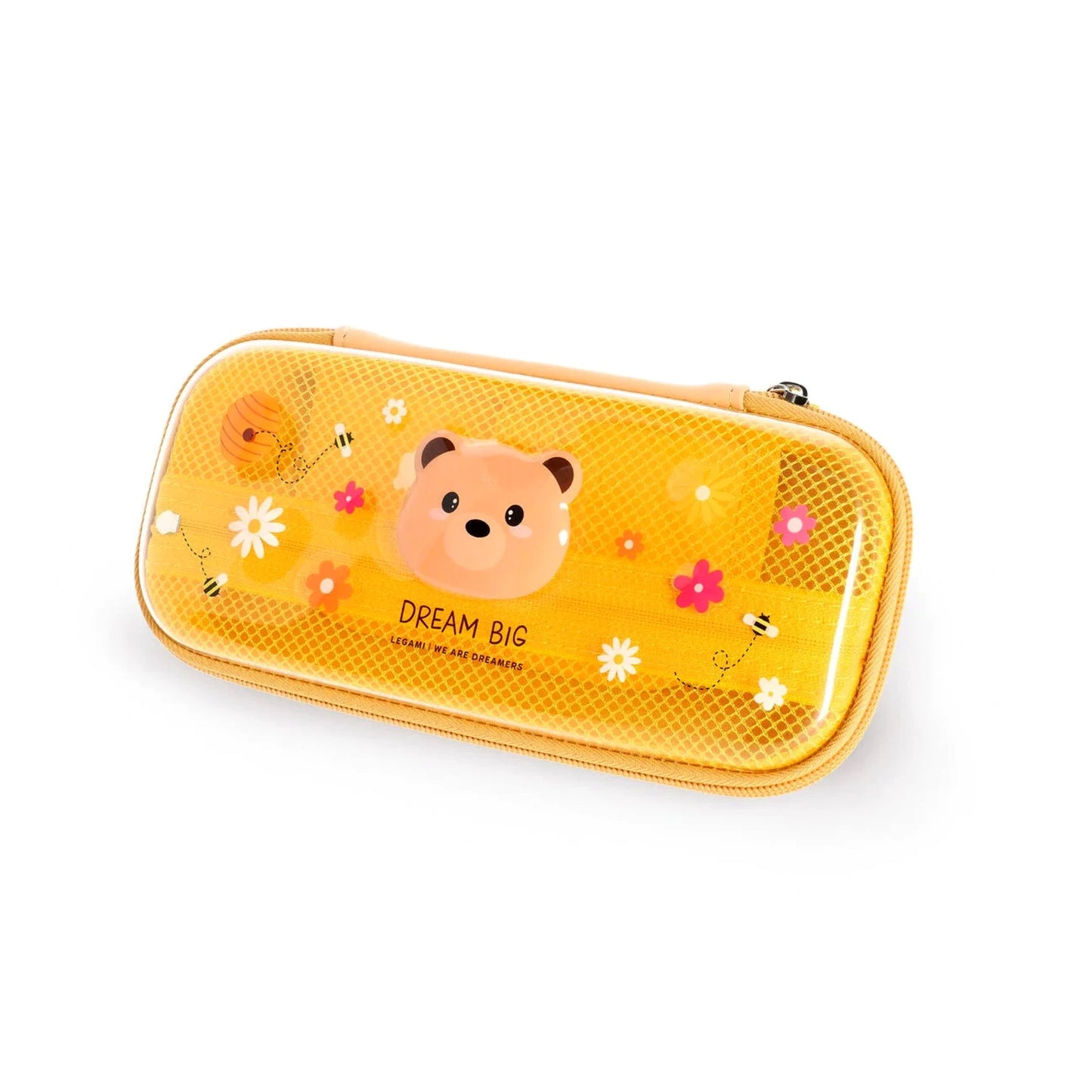 Astuccio Rigido Legami Wonderwow Teddy Bear Dream Big con Scomparto Rete e Portapenne Elastici | Back to School 2026