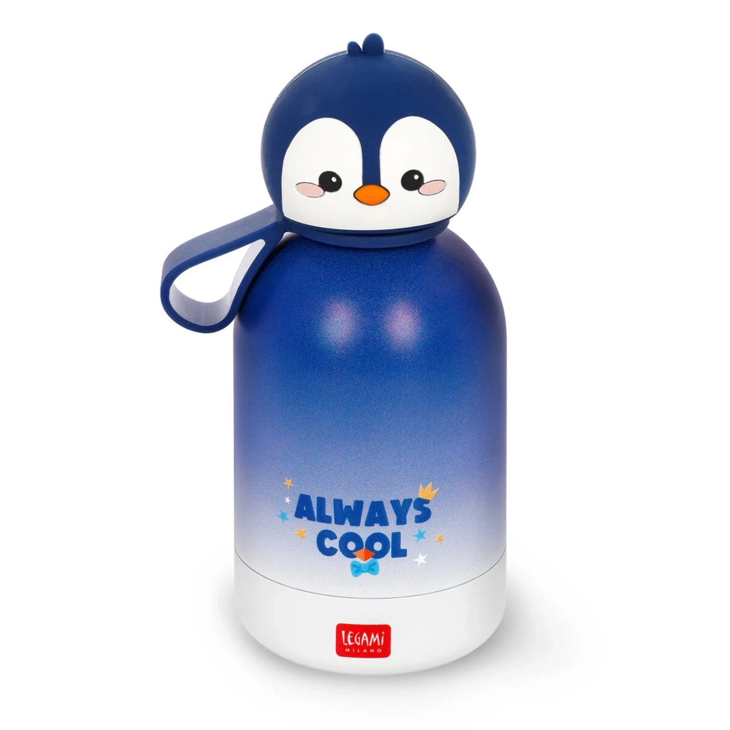 Borraccia Termica Bambini Legami Hot&Cold BFF Penguin — 310ml Acciaio Inox 18/8 Caldo 12H Freddo 24H