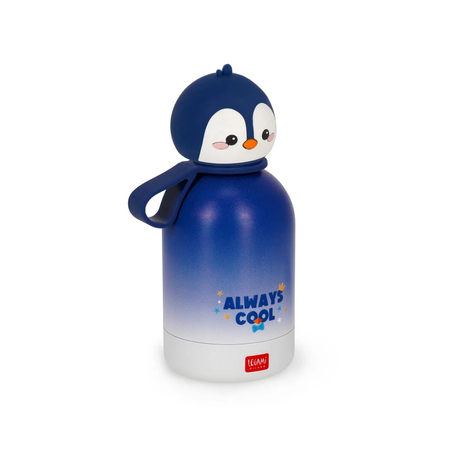 Borraccia Termica Bambini Legami Hot&Cold BFF Penguin — 310ml Acciaio Inox 18/8 Caldo 12H Freddo 24H