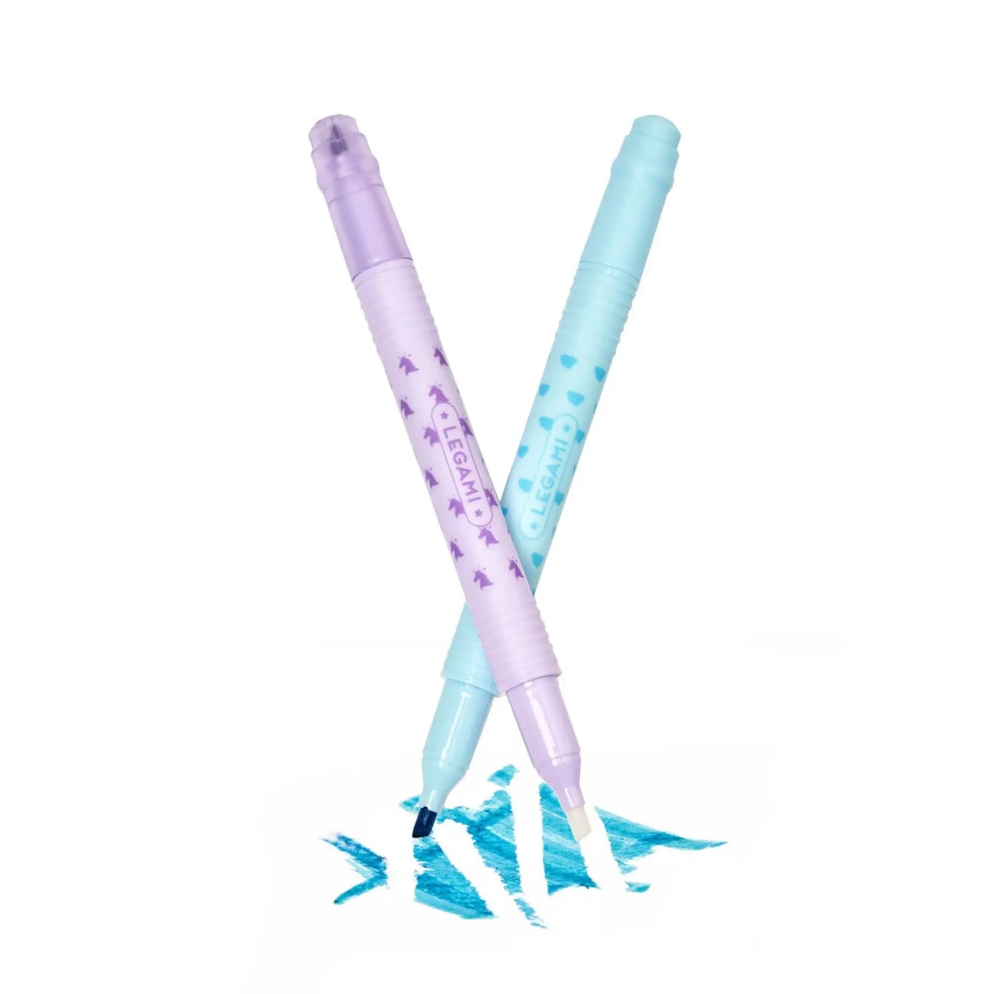 Set of 6 Erasable Highlighters Legami Magic Highlighters | Dual Tip Colors