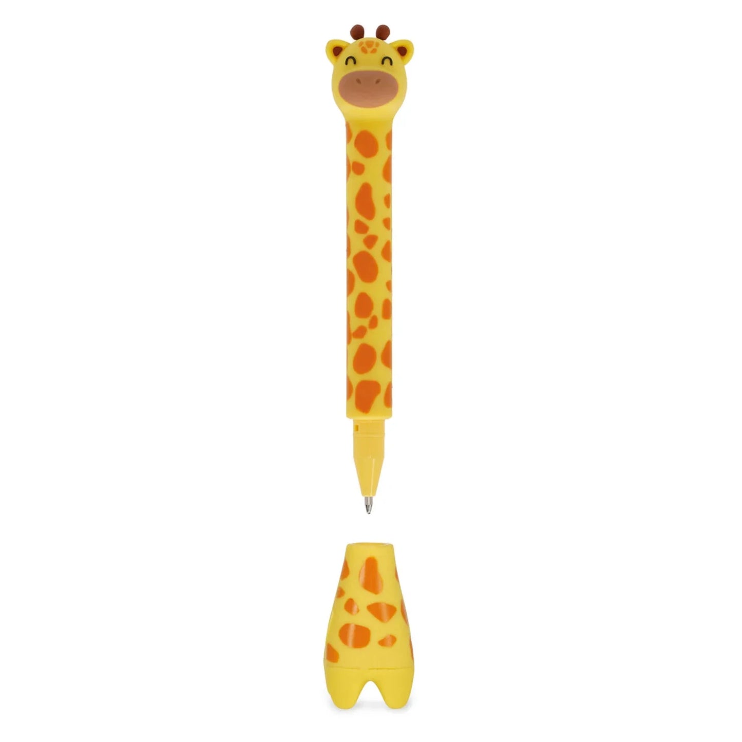 Penna a Sfera Legami Stand-Ink Ovation con Base — Giraffa Dino Llama | Penna Animali Ricaricabile Refill G2