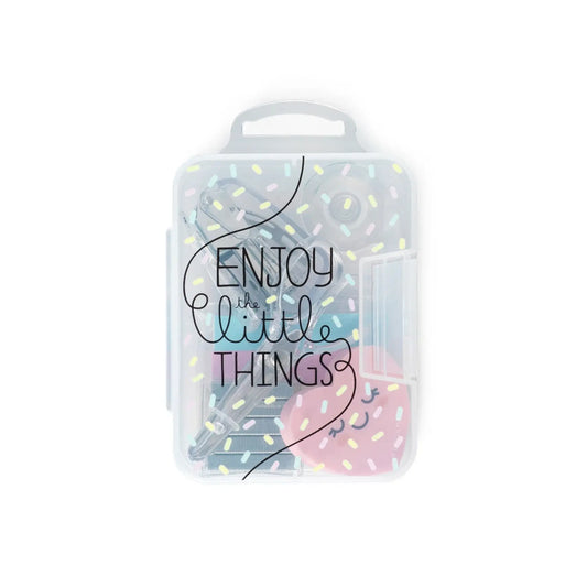 Mini Set Cancelleria Legami Little Things | Kit Rettangolare Forbici Cucitrice Nastro Segnapagina