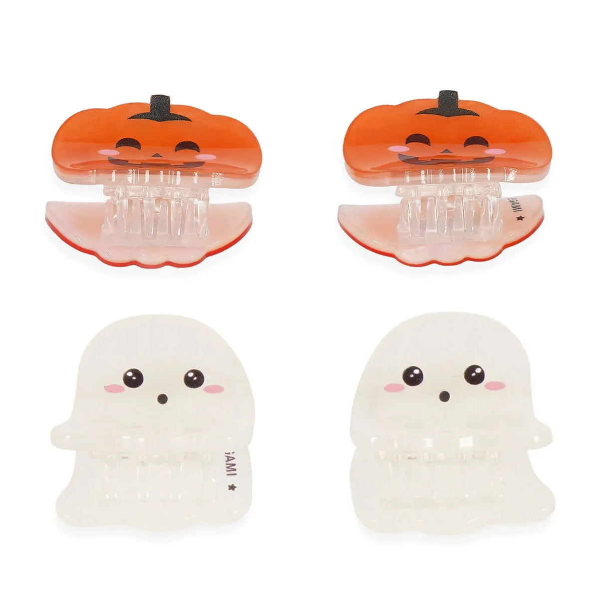 Mini Mollette per Capelli Halloween Legami – Set 4 Clip Glitter
