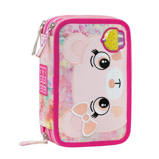 Astuccio Mofu Mofu Orso Rosa