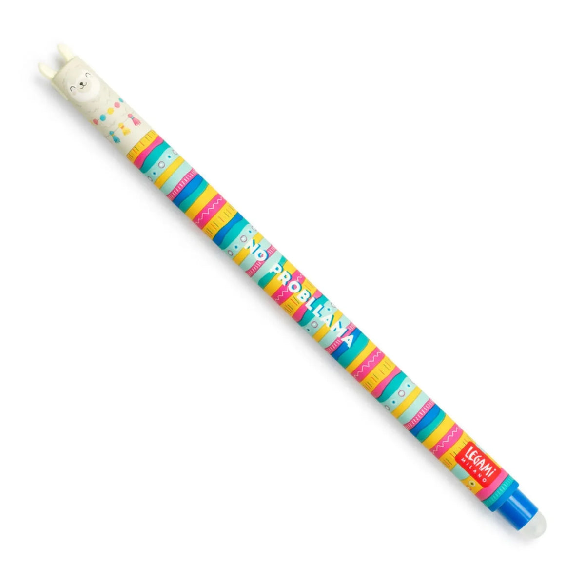 Penna Cancellabile Llama Legami – No Probllama Erasable Pen | Inchiostro blu 0.7