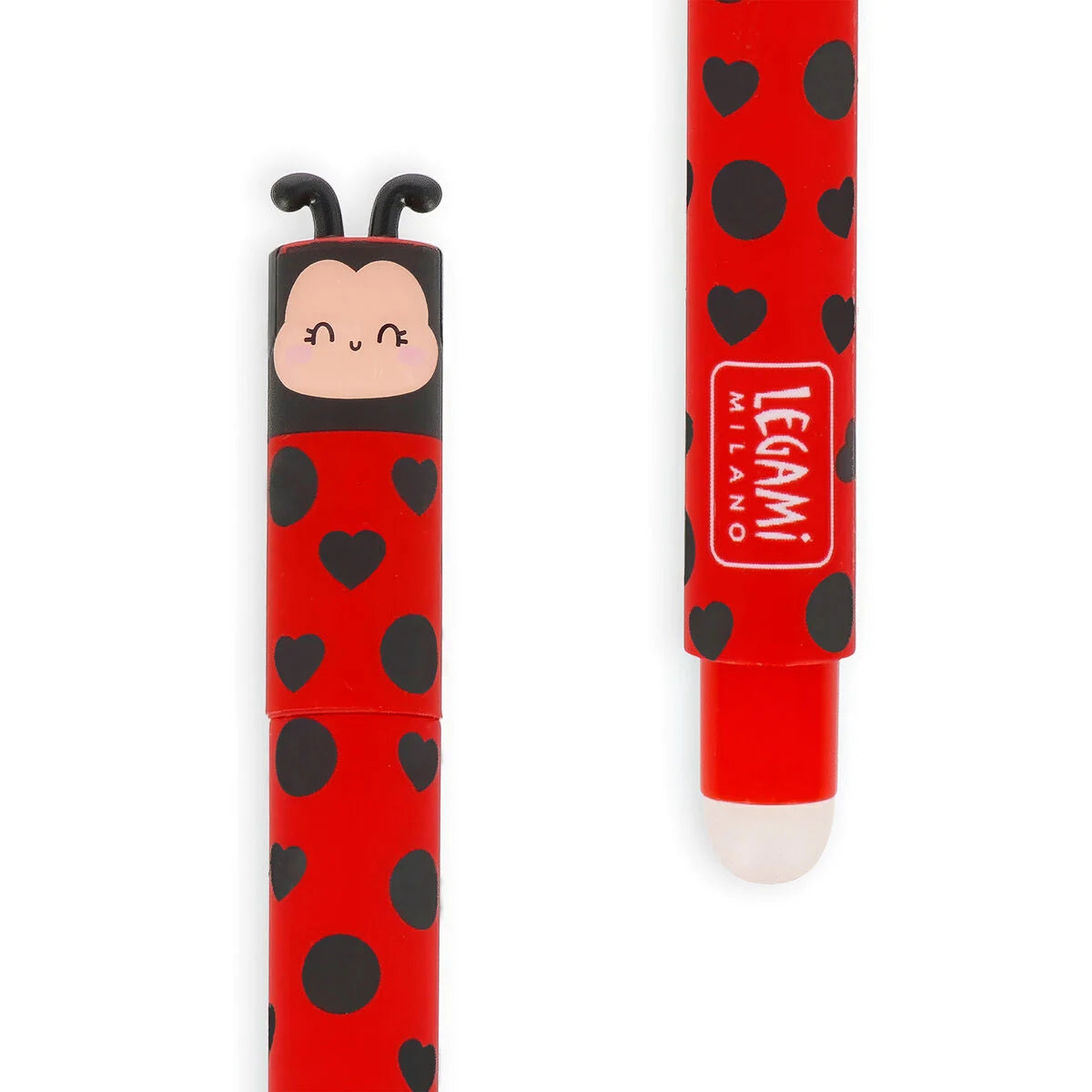 Penna Legami Ladybug "Get Lucky" Erasable Pen Gel Cancellabile
