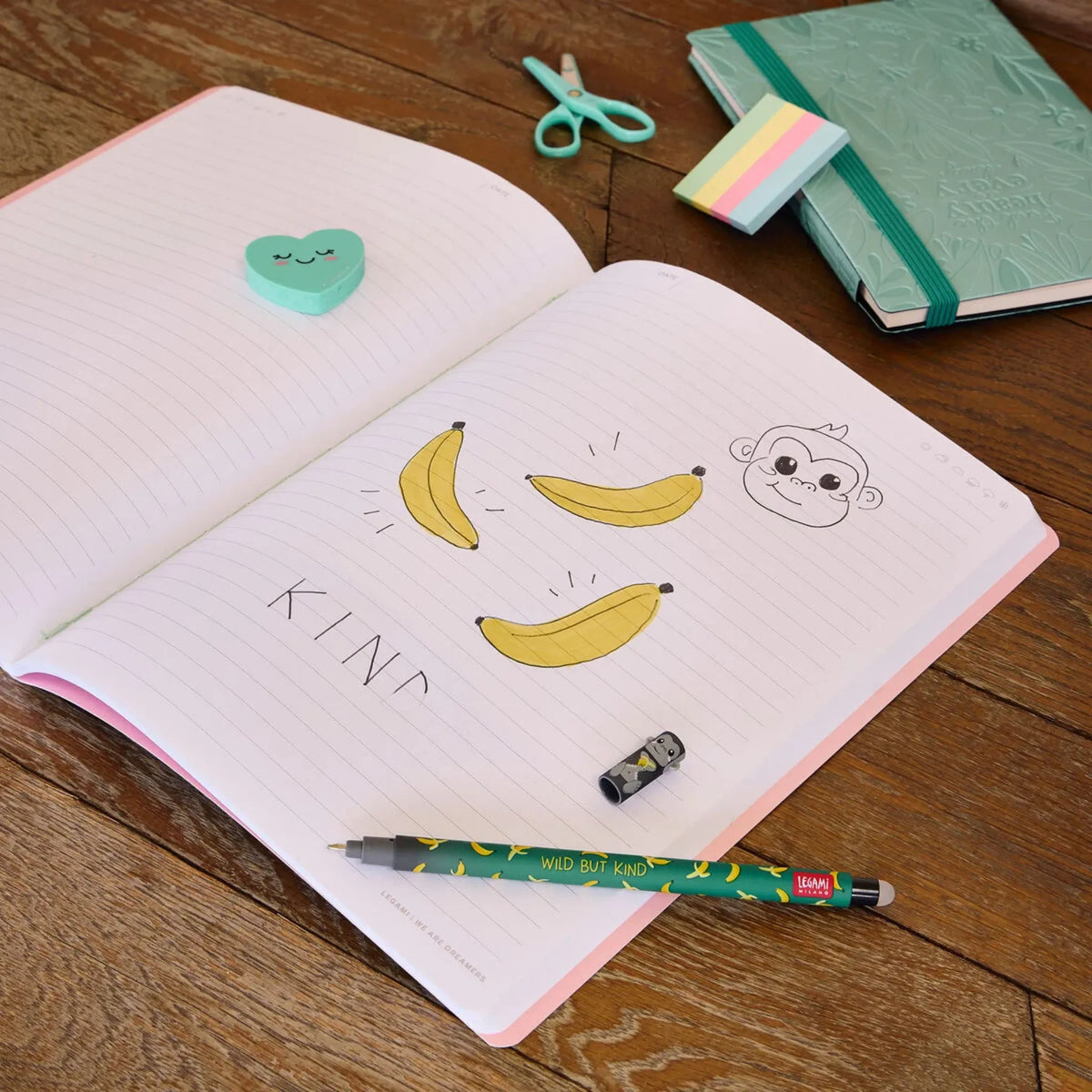 Penna Cancellabile Gorilla Legami – Erasable Pen Wild but Kind