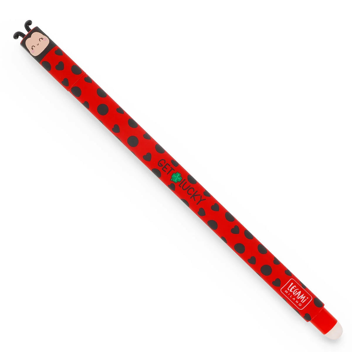 Penna Legami Ladybug "Get Lucky" Erasable Pen Gel Cancellabile
