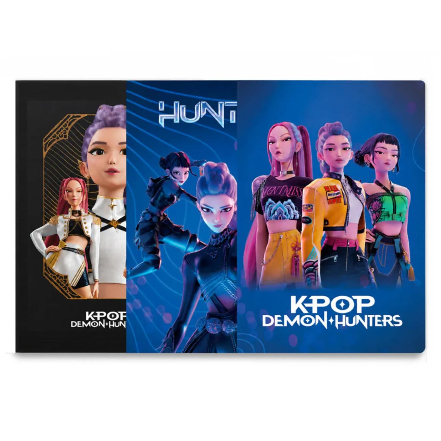 Quaderno Maxi A4 K-Pop Demon Hunters 100g Righe e Quadretti Scuola